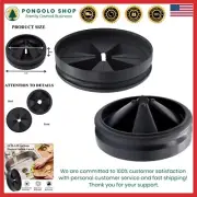 Cost-Effective 2-Pack Black Sink Baffles - Compatible with InSinkErator Units