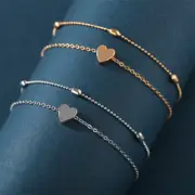 Ideal Gift Heart Anklet Boho Beach Beads Suitable For Prom, Birthday Party