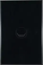 Connected Switchgear GEO 1 Gang Light Switch Black