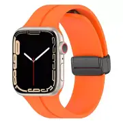 Magnetic Folding Buckle Watch Band For Apple Watch Series Ultra 8 7 6 5 4 SE