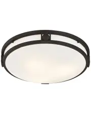 Livex Titania 3-Light Bronze Ceiling Mount