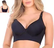 [DILINBAO] Sculpting Uplift Bra for Women Full Back Coverage Bra Fashion Deep Cup Push Up Bralette Hide Back Fat Everyday Bra