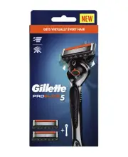 New Gillette Fusion Proglide 5 Flexball Razor With Blades Refill 2 Pack
