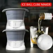 Ice Ball Cube Maker Sphere Mold 2.4 INCH Round Jelly Mould Set Cocktail Whiskey