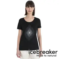 在飛比找蝦皮商城優惠-【icebreaker】Tech Lite 女羊毛U領短袖衣