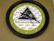 Blatz Beer Wall Clock - Brown & Gold logo