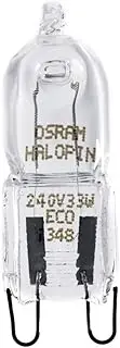 Osram Halopin Eco 66733 66733 Halogen Light Bulb Base G9 Standard Voltage 33 W = 40 W 230 V Eco Version Set of 10