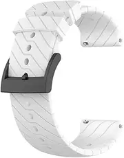 Soft Silicone Watch Bracelet 24MM Wristband Strap Replacement for Suunto