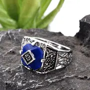 6 The Vampire Diaries Caroline Forbes Lapis Lazuli Daylight Sunlight Ring Gift New