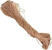 BAZEITFLOW Natural Jute Rope Twine Durable DIY Craft Rope for Decoration Packing and Arts Safe Reusable and Elegant for Christmas and Festive Projects Thickness Long