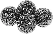 GANAZONO 4pcs Tire Valve Stem Caps: Handmade Rhinestone Car Accessories for Cars Suvs Bikes Motorcycles Trucks Decorative Valve Covers