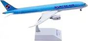 Pre-Built Model Aircraft 31CM 1/200 Scale Model Diecast Metal Airplane for Korean Air for Boeing B787-9 HL8345 Detailed Airliner Miniature Airplane Model