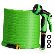 Garden Hose 25 FT,Non-Expanding,10 Functional Nozzles,Garden Hose anti 25ft