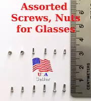 Assorted Screws nut 1x set eyeglass repair glasses spectacles replacement tiny