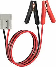Anderson 50A 600V Quick Connect Plug Battery Clamps Cable Battery Charging Battery Alligator Clips Replacement for Car Motorcycle Golf Cart Forklift Battery Charging(Anderson Clip 1M)