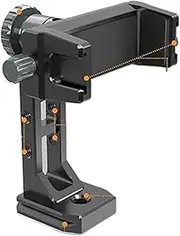 Car Phone Holder Metal Phone Clip Holder with Cold Shoe Mount for Tripod Rotation Phone Bracket for Smartphone Action Cam Automobile Accessories(C)
