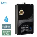 【HCG 和成】16公升數位恆溫熱水器-2級能效-原廠安裝-GH1655(LPG/FE式)