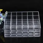 Multi-purpose Lipstick Stand Case 24 Grid Jewelry Organizer Box