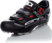 Sidi Black-Black Dominator 7 Mega MTB Shoe (45 EU, Black)