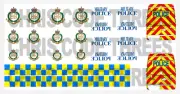 Code 3 Police Adhesive Vinyl Decals suit 1/43 1/50 - Military Police - Sprinter