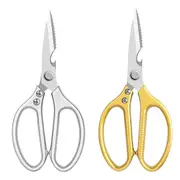 Kitchen Scissors Shears Heavy Duty Stainless Steel Fish Chicken Bone Beer Opener