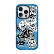 iPhone 16 Pro Impact Case MagSafe Compatible matt darling sticker case
