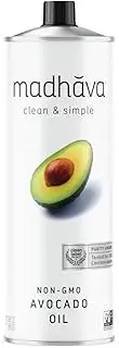 Madhava Non GMO Avocado Oil, 100% Pure, Single Source, 1L Tin, 33.8 oz