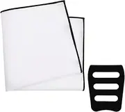 [Luckyvestir] White Handkerchief, Cotton Pocket Squares for Men, Hankies Mens Handkerchiefs for Suit Jacket Tuxedo Shirt