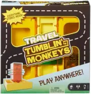 Mattel Games ​Travel Tumblin' Monkeys, Portable Kids Game with Built-in...