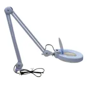 8X Magnifier Led Lamp Light Magnifying Glass Lens Desk Table Clamp for Read