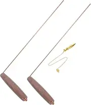 Pure Copper Dragon Rod Dowsing Rods for Metal Detection Garden Use Paranormal Equipment Multipurpose Tool for Archaeology