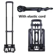 Small Folding Hand Truck With 2 Wheels Dolly Luggage Trolley Cart Compact