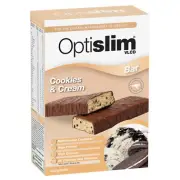 Optislim VCLD Cookies & Cream Bar 60g 5 Pack