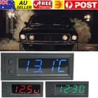 Car Dashboard Digital Clock - Small LED Display Clock Vehicle Mini Time Clock