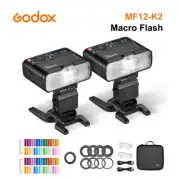 Godox MF12 MF12-K2 Macro Flash 2.4GHz Wireless Control TLL Speedlite Macro Light