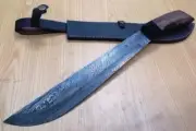 Customized Hand made Knife king's Damascus Steel FILIPINO Machete