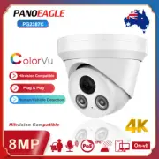 Hikvision Compatible 4K 8MP ColorVu POE IP Camera F1.0 Full-Time Color MIC 2.8mm