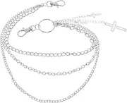[BESTYASH] Waist Chain for Men Women Punk Multilayer Belt Chain for Jeans Hip Hop Pants Chain Vintage Body Chain Links for Clothing Accessories