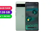 Google Pixel 6a (128GB, Sage) Australian Stock - As New