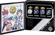Beyblade X 25th Anniversary Set, Includes 4 Takara Tomy Tops and 4 Launchers, Battling Tops Game Toys, Ages 8+
