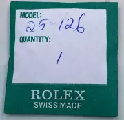 Genuine Rolex Tutor Cyclop Crystal 25-126. New In Package