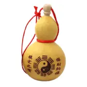 Flagon with Tassel Rope Accs Gourd Shape Hip Bottle for Outdoor Daily Use