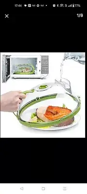 Microwave 10in heating cover splash proof moisturizing