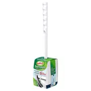 Sabco White Saniwand Hygienic Toilet Brush with Caddy