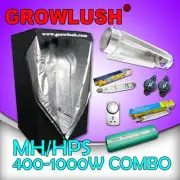 400W Digital Grow tent Cool Tube Combo with MH/HPS bulbs/lamp Timer & Yoyo Light