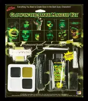 Deluxe Glow in The Dark Family Make Up Kit