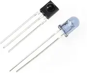 Veemoon Ir Receiver Set Hs0038b Tsal6200 38khz 2.7-5.5v 45° Angle 18-20m Operating Distance