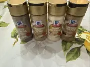 McCormick Finishing Sugar Cocoa Frosting Gingerbread Toffee Set Of 4 New