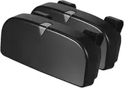 Parliky 2pcs Car Visor Sunglasses Holder Hard Shell Eyeglasses Organizer for Vehicles Installation Fit for All Eye Wear Storage Box