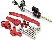 Motorcycle Handlebar Steering Damper for CB650R 2018 2019 2020 2021 Motorcycle Steering Stabilize Damper Bracket Support Mount Adapter Kit(1389)